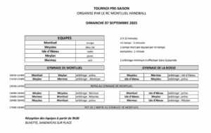 Tournoi Seniors Garcons